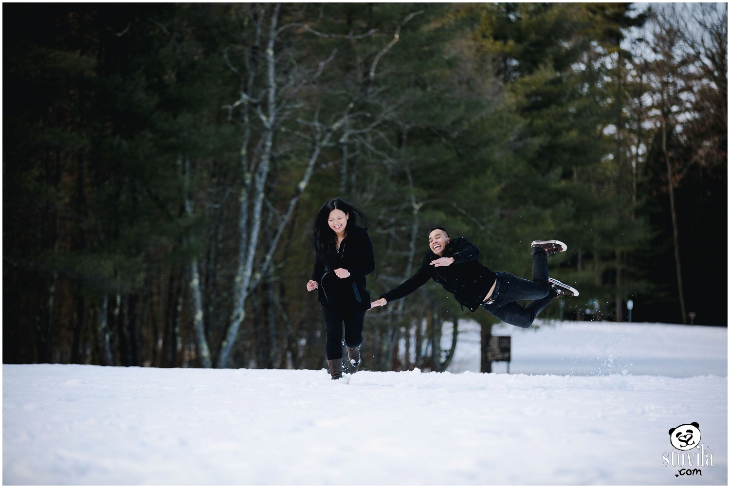 Bryan & Anita E-session - Vaughan Woods State Park, ME | Boston & NH Wedding Photographers - STOVILA // Modern Professional Affordable 1