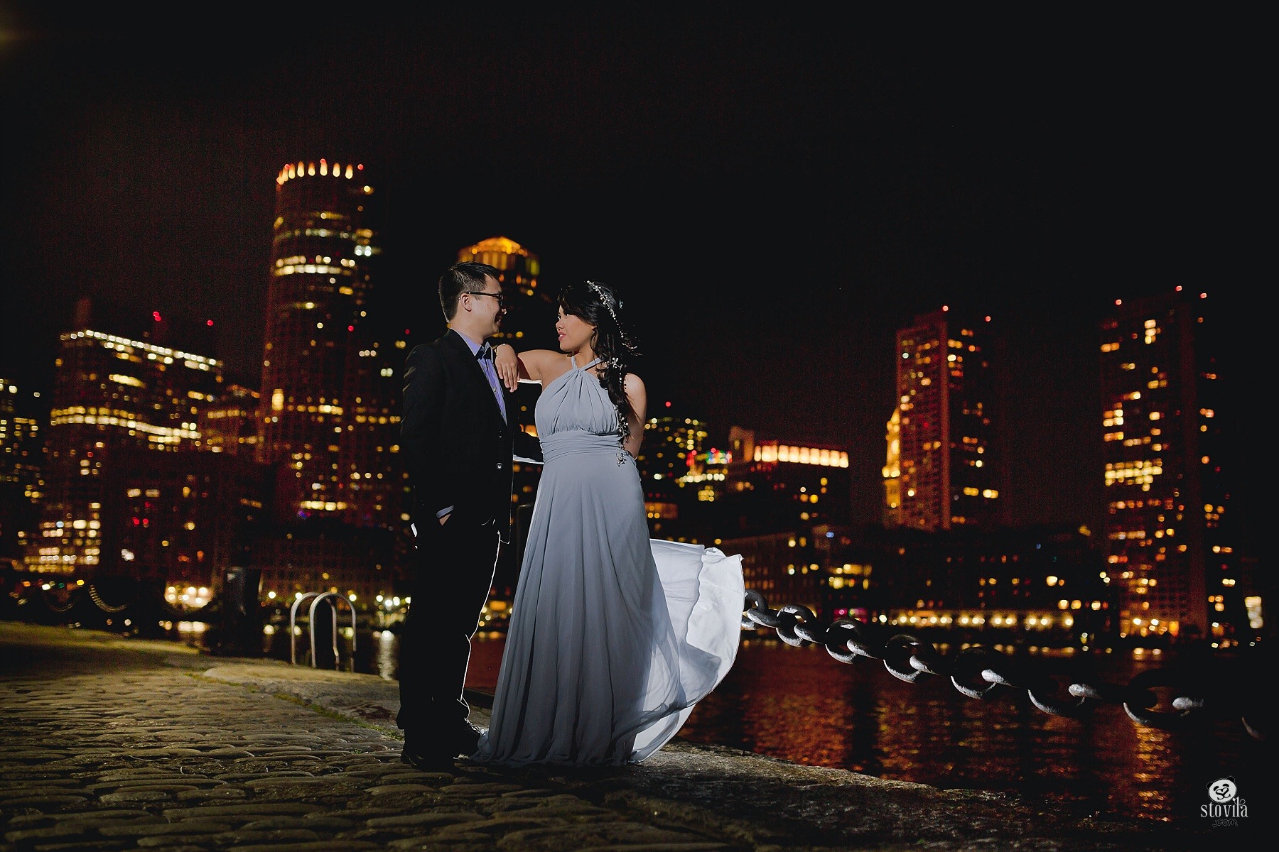 Mike & Em Engagement Session, Boston Public Garden, Fan Pier, Charles River | Boston & NH Wedding Photographers - STOVILA // Modern Professional Affordable 10