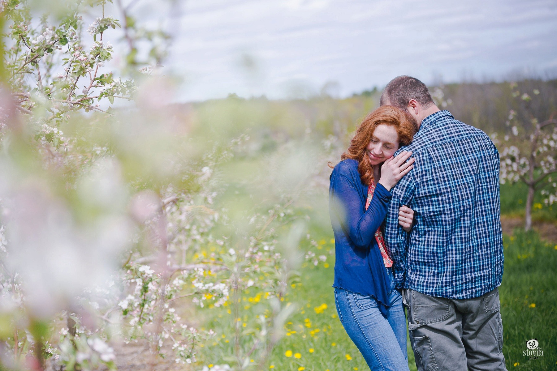 Nichole & Brandon Engagement - McDougal Orchards, Springvale ME | Boston & NH Wedding Photographers - STOVILA // Modern Professional Affordable 3